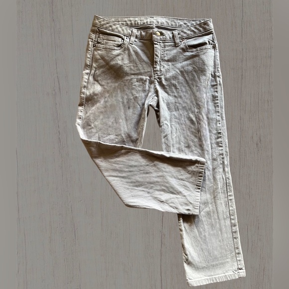 Michael Kors Pants - Michael Kors Light Grey Denim Capris‎ Woman’s Size 4